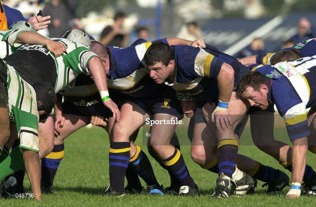 30 September 2000;  Reggie Corrigan, Leinster. Connacht v Leinstar, Interprovincial Rugby Championship, Sportsground, Galway.  Picture credit; Matt Browne/SPORTSFILE*EDI*