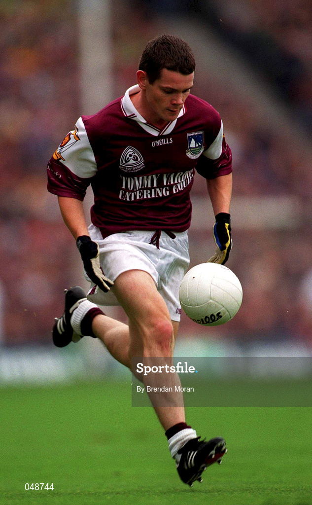 7 October 2000; Declan Meehan of Galway during the Bank of Ireland All-Ireland Senior Football Championship Final Replay match between Kerry and Galway at Croke Park in Dublin. Photo by Brendan Moran/Sportsfile