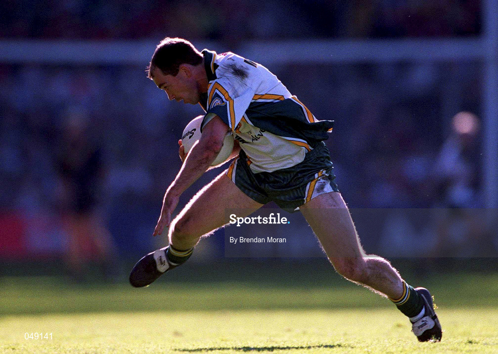 15 October 2000; Finbar Cullen of Ireland during the International Rules Series Second Test match between Ireland and Australia at Croke Park in Dublin. Photo by Brendan Moran/Sportsfile
