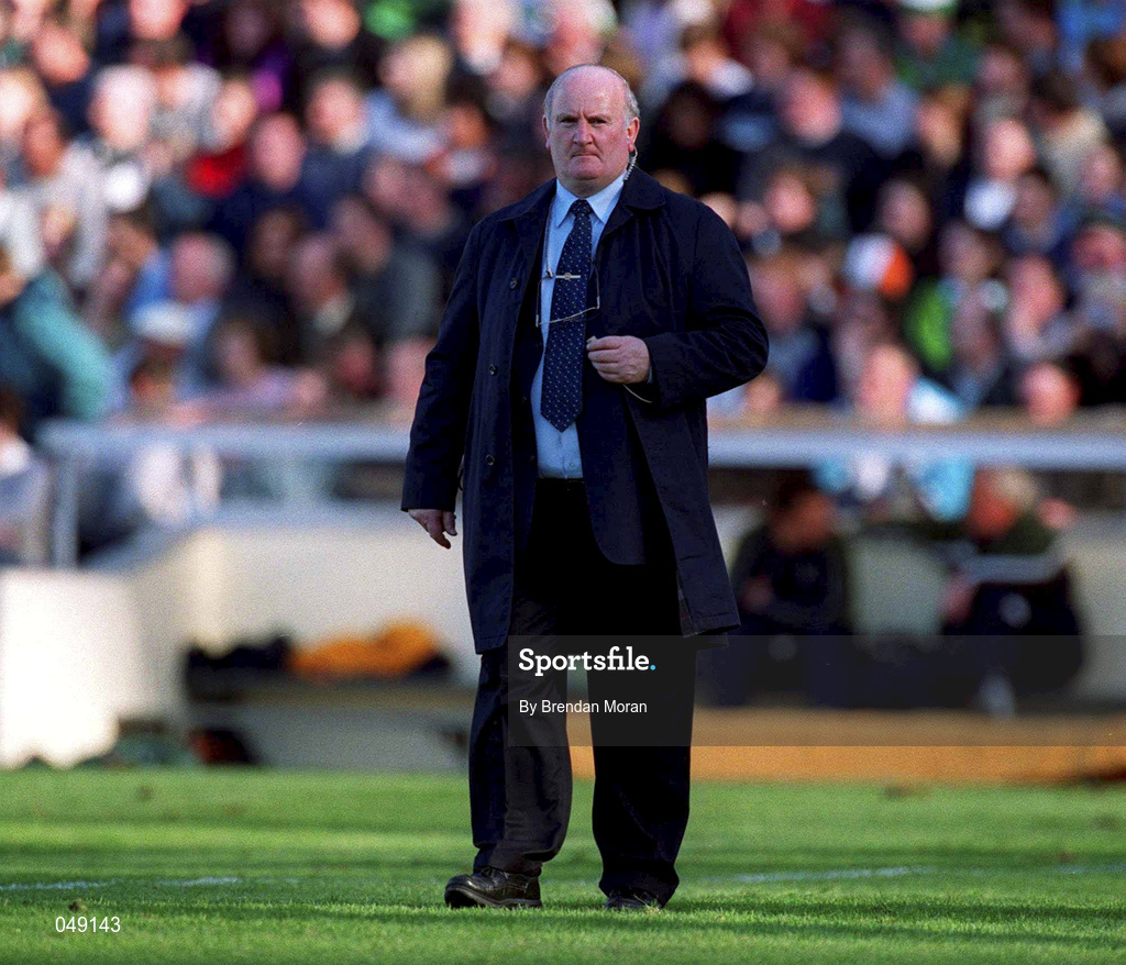15 October 2000; Croke Park official Pat Guthrie prior to the International Rules Series Second Test match between Ireland and Australia at Croke Park in Dublin. Photo by Brendan Moran/Sportsfile