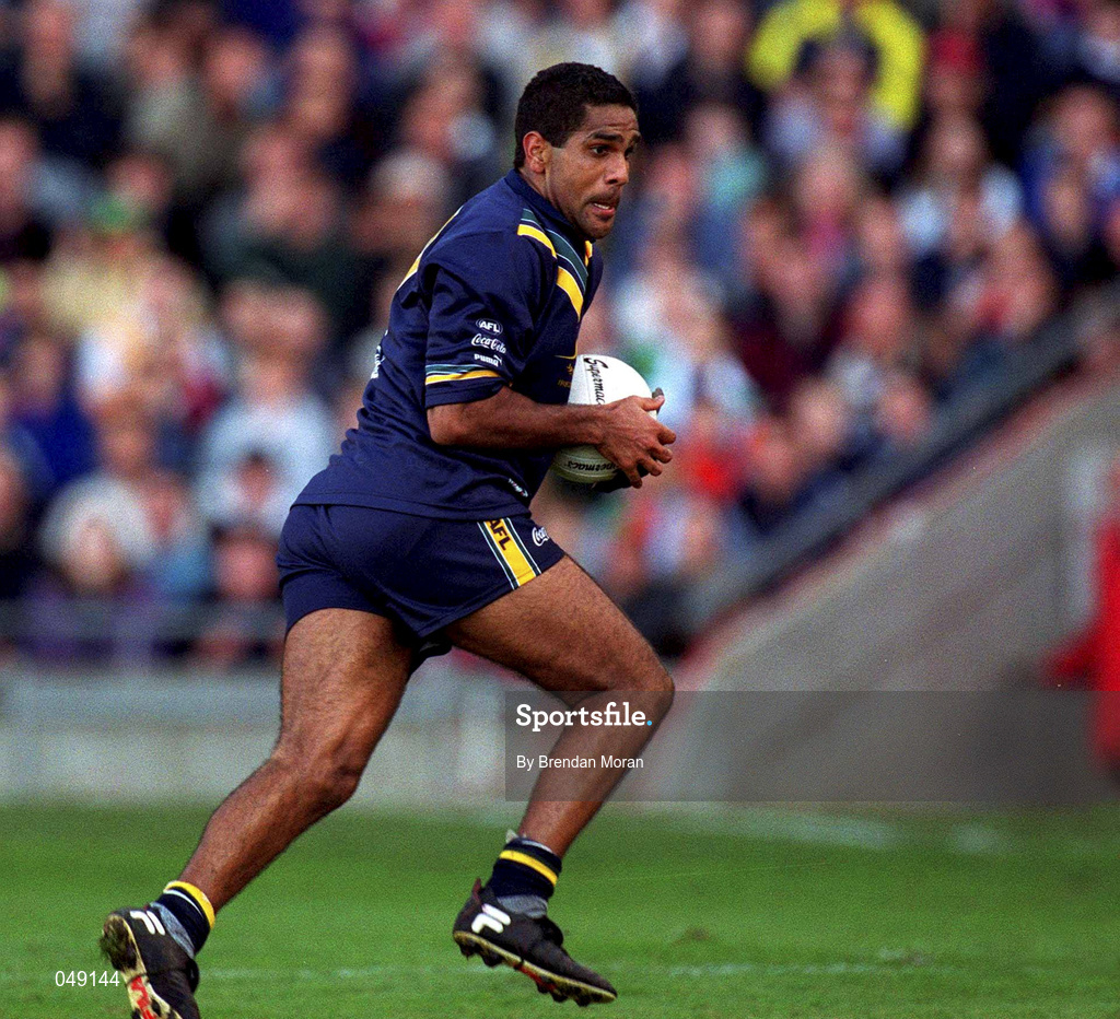 15 October 2000; Michael O'Loughlin of Australia during the International Rules Series Second Test match between Ireland and Australia at Croke Park in Dublin. Photo by Brendan Moran/Sportsfile
