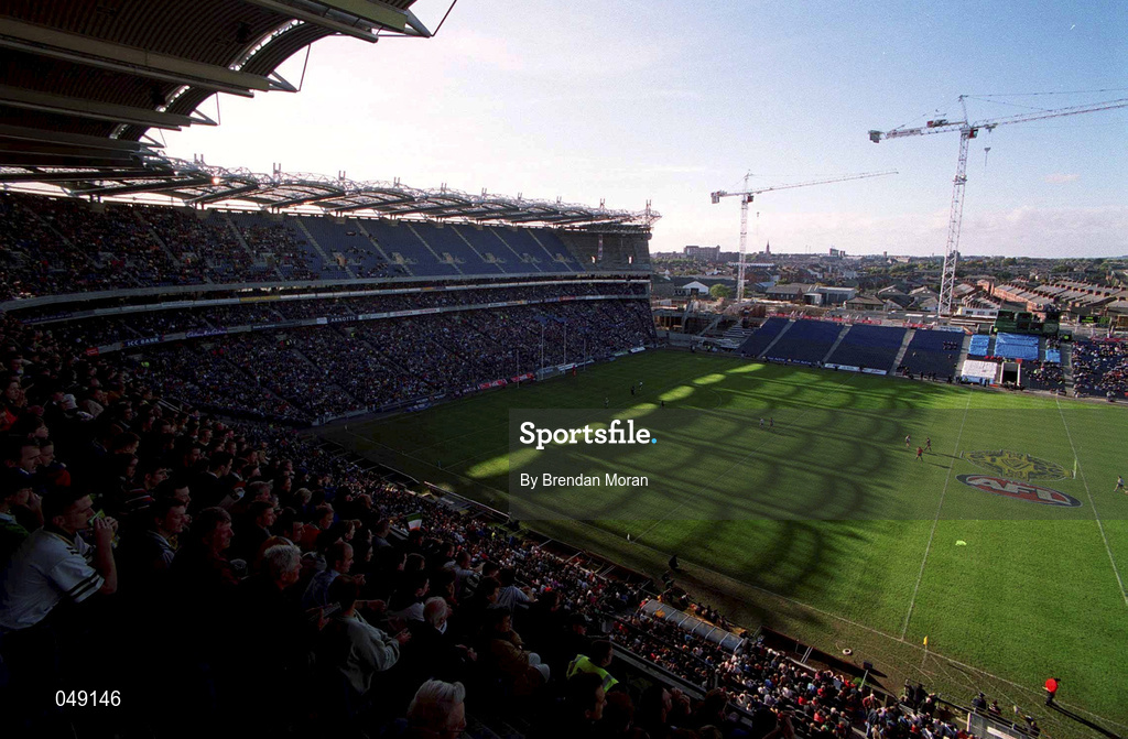15 October 2000; A view of the Canal End stand from the Cusack stand during the International Rules Series Second Test match between Ireland and Australia at Croke Park in Dublin. Photo by Brendan Moran/Sportsfile