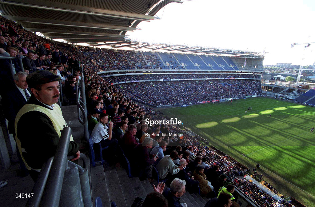 15 October 2000; A view of the Canal End stand from the Cusack stand during the International Rules Series Second Test match between Ireland and Australia at Croke Park in Dublin. Photo by Brendan Moran/Sportsfile