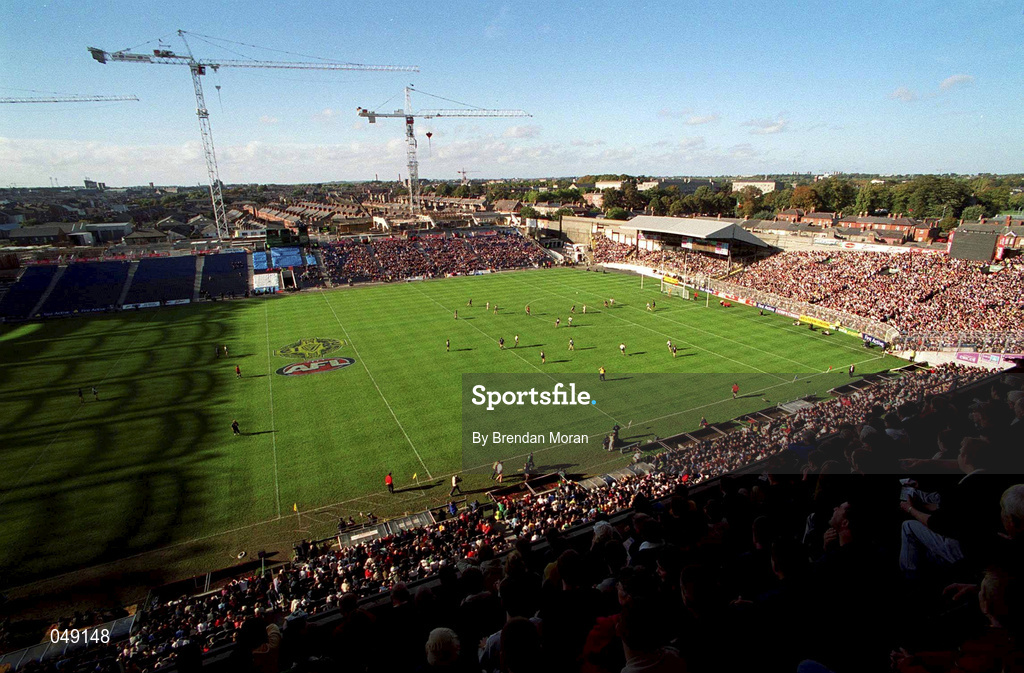 15 October 2000; A general view during the International Rules Series Second Test match between Ireland and Australia at Croke Park in Dublin. Photo by Brendan Moran/Sportsfile
