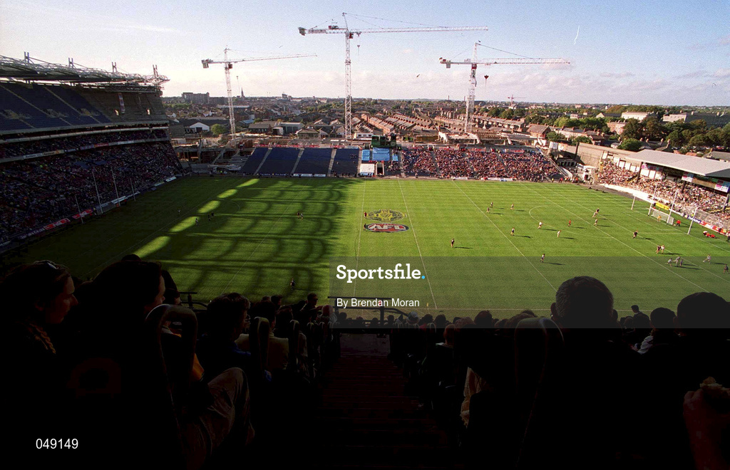 15 October 2000; A general view during the International Rules Series Second Test match between Ireland and Australia at Croke Park in Dublin. Photo by Brendan Moran/Sportsfile
