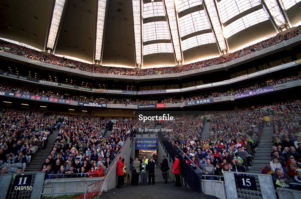 15 October 2000; The Cusack stand during the International Rules Series Second Test match between Ireland and Australia at Croke Park in Dublin. Photo by Brendan Moran/Sportsfile