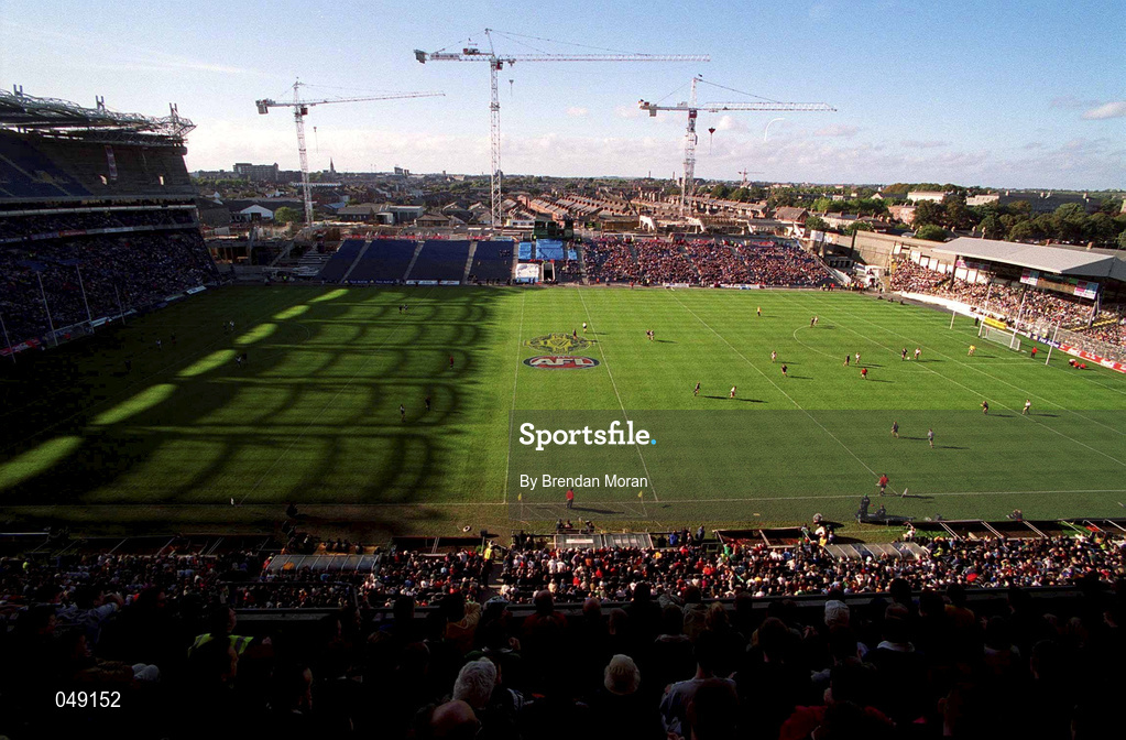 15 October 2000; A general view during the International Rules Series Second Test match between Ireland and Australia at Croke Park in Dublin. Photo by Brendan Moran/Sportsfile