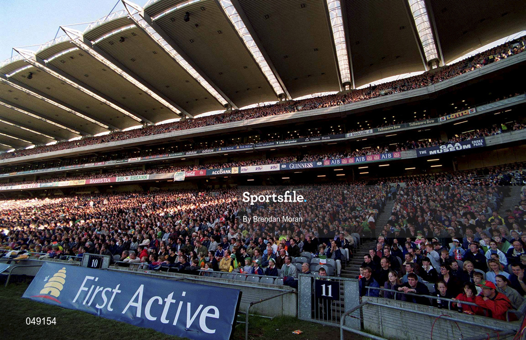 15 October 2000; The Cusack stand during the International Rules Series Second Test match between Ireland and Australia at Croke Park in Dublin. Photo by Brendan Moran/Sportsfile