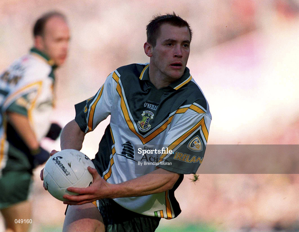 15 October 2000; Eoin Gormely of Ireland during the International Rules Series Second Test match between Ireland and Australia at Croke Park in Dublin. Photo by Brendan Moran/Sportsfile