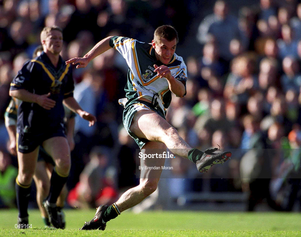15 October 2000; Eoin Gormley of Ireland during the International Rules Series Second Test match between Ireland and Australia at Croke Park in Dublin. Photo by Brendan Moran/Sportsfile