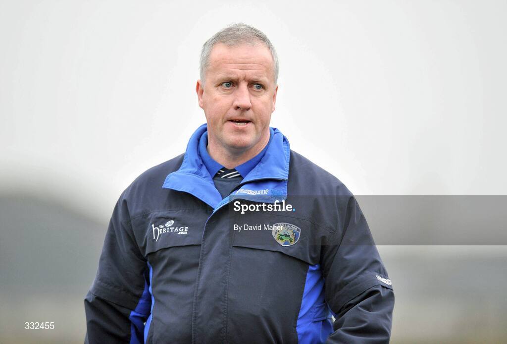 4 January 2009; Laois manager Sean Dempsey during the game. O'Byrne Cup, First Round, Laois v DCU, McCann Park, Portarlington, Co. Laois. Picture credit: David Maher / SPORTSFILE