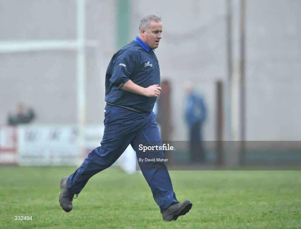 4 January 2009; Laois manager Sean Dempsey during the game. O'Byrne Cup, First Round, Laois v DCU, McCann Park, Portarlington, Co. Laois. Picture credit: David Maher / SPORTSFILE