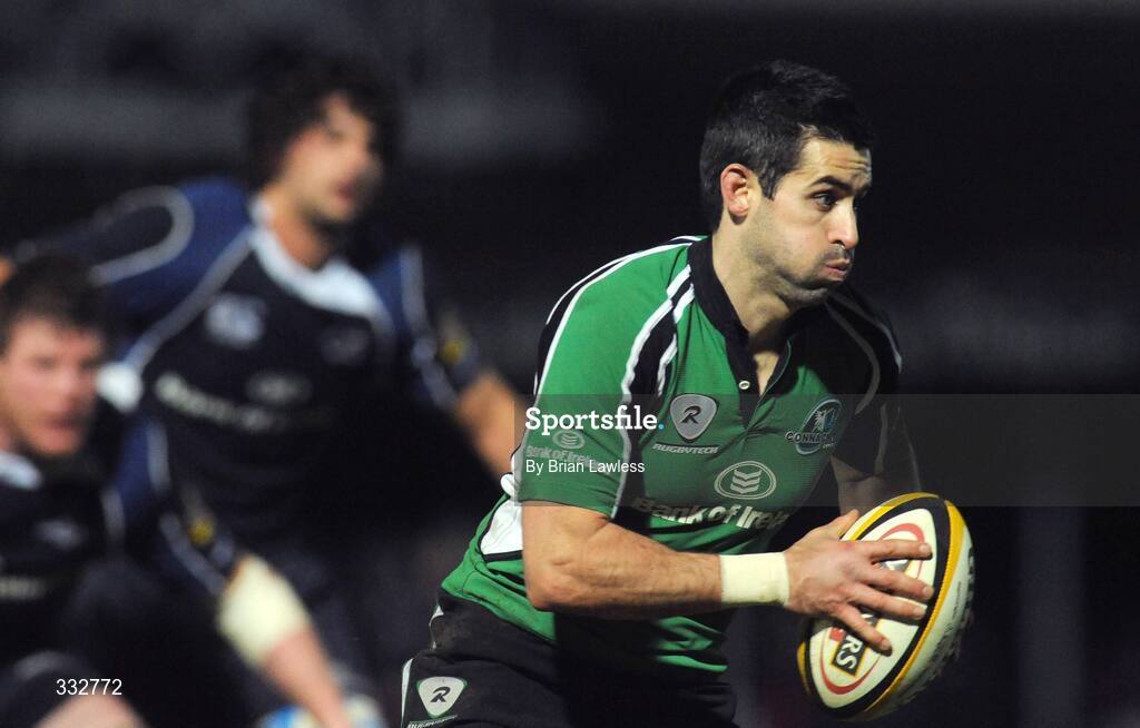 2 January 2009; Connacht's Frank Murphy. Leinster v Connacht, Magners League, RDS, Dublin. Picture credit: Brian Lawless / SPORTSFILE