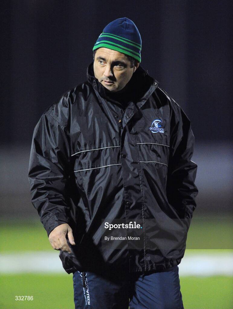 28 December 2008; Michael Bradley, Connacht coach. Magners League, Connacht v Munster, Sportsground, Galway. Picture credit: Brendan Moran / SPORTSFILE