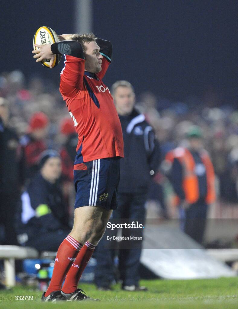 28 December 2008; Michael Essex, Munster. Magners League, Connacht v Munster, Sportsground, Galway. Picture credit: Brendan Moran / SPORTSFILE