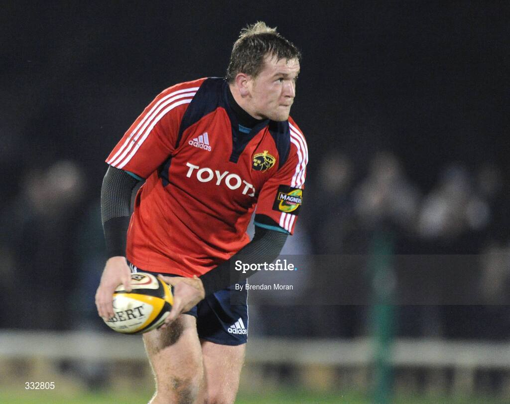 28 December 2008; Michael Essex, Munster. Magners League, Connacht v Munster, Sportsground, Galway. Picture credit: Brendan Moran / SPORTSFILE
