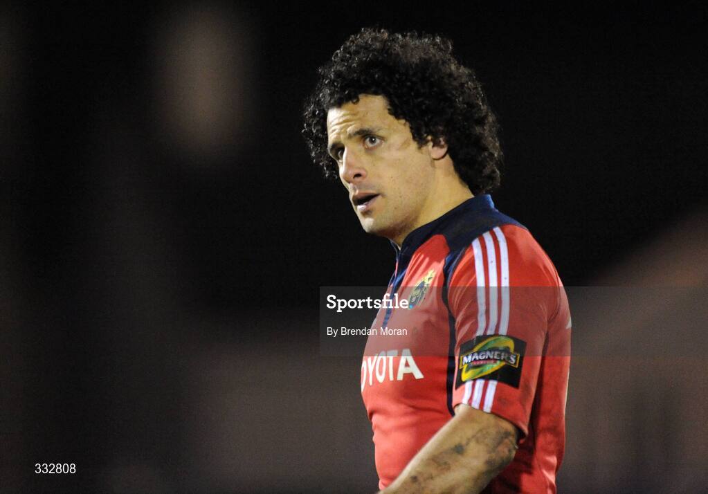 28 December 2008; Doug Howlett, Munster. Magners League, Connacht v Munster, Sportsground, Galway. Picture credit: Brendan Moran / SPORTSFILE