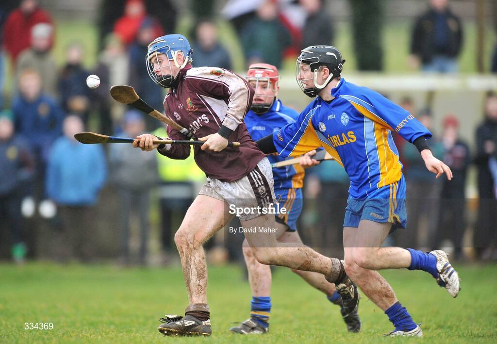 21 January 2009; Liam Treacy, Our Lady's, in action against Mossy Bracken, Thurles CBS. Templemore - Munster Colleges Harty Cup, Thurles CBS v Our Lady's, The Ragg, Co. Tipperary. Picture credit: David Maher / SPORTSFILE
