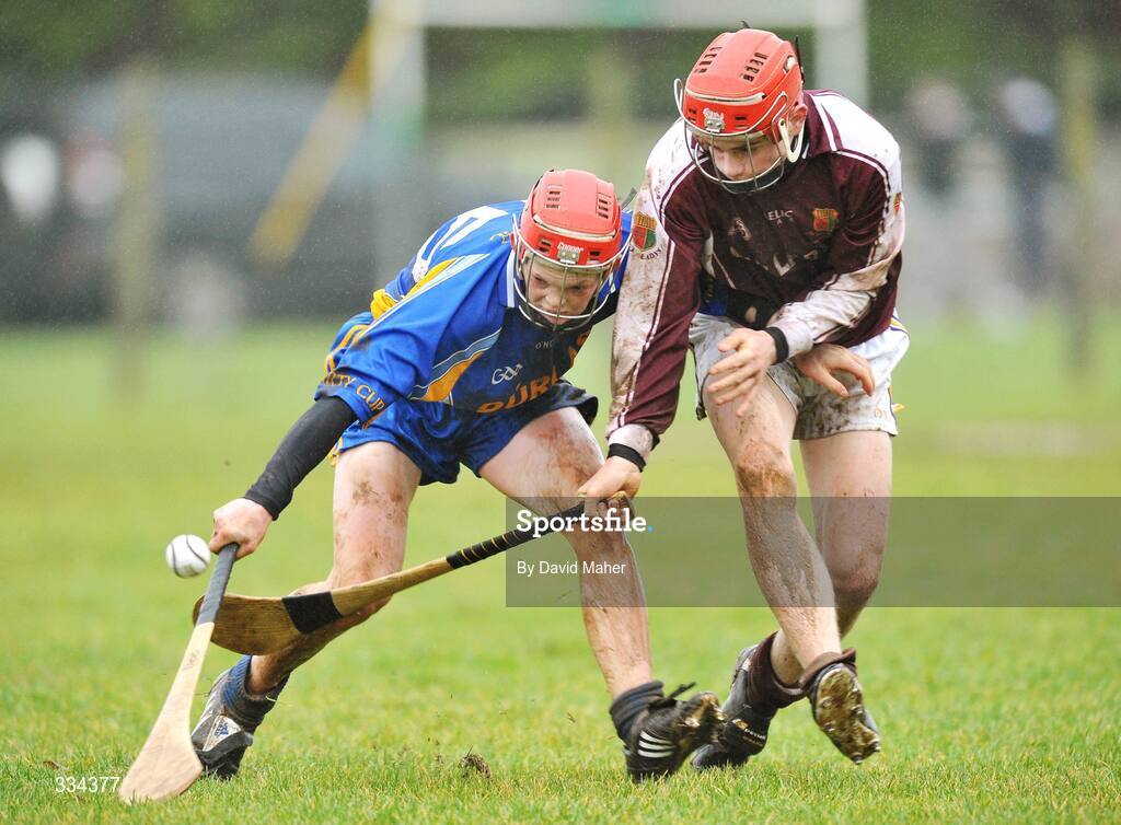 21 January 2009; Diarmuid Fogarty, Thurles CBS, in action against Pa Ryan, Our Lady's. Templemore - Munster Colleges Harty Cup, Thurles CBS v Our Lady's, The Ragg, Co. Tipperary. Picture credit: David Maher / SPORTSFILE
