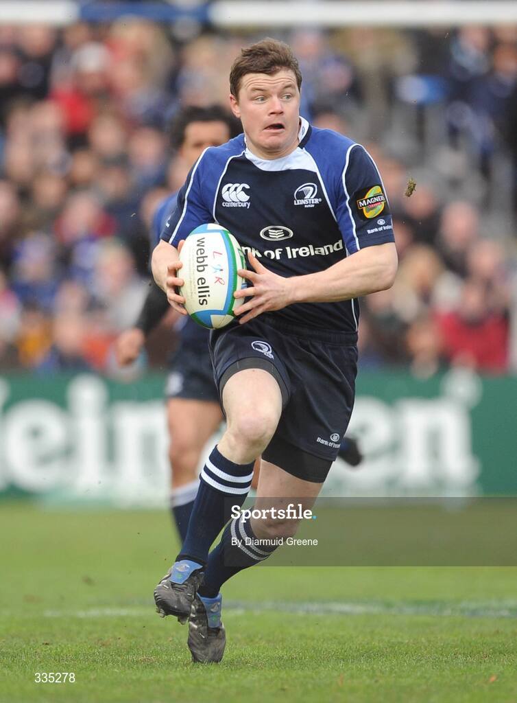 25 January 2009; Brian O'Driscoll, Leinster. Heineken Cup, Pool 2, Round 6, Leinster v Edinburgh, RDS, Dublin. Picture credit: Diarmuid Greene / SPORTSFILE