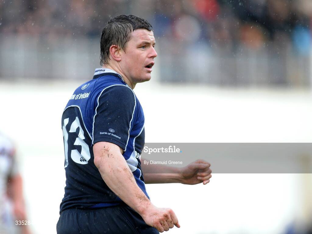 25 January 2009; Brian O'Driscoll, Leinster. Heineken Cup, Pool 2, Round 6, Leinster v Edinburgh, RDS, Dublin. Picture credit: Diarmuid Greene / SPORTSFILE