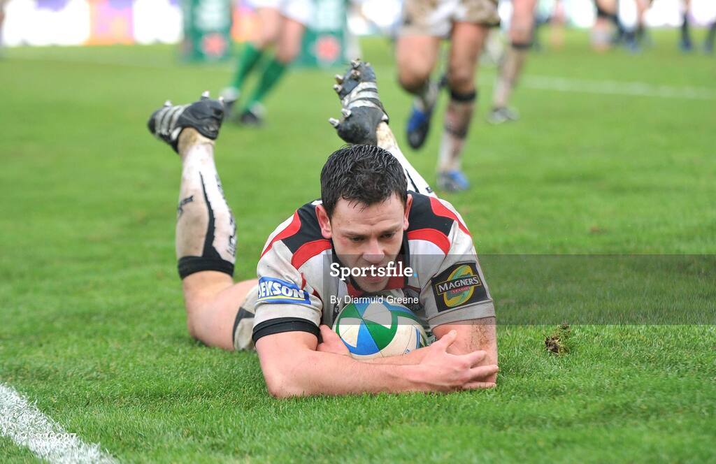25 January 2009; Nick De Luca, Edinburgh. Heineken Cup, Pool 2, Round 6, Leinster v Edinburgh, RDS, Dublin. Picture credit: Diarmuid Greene / SPORTSFILE