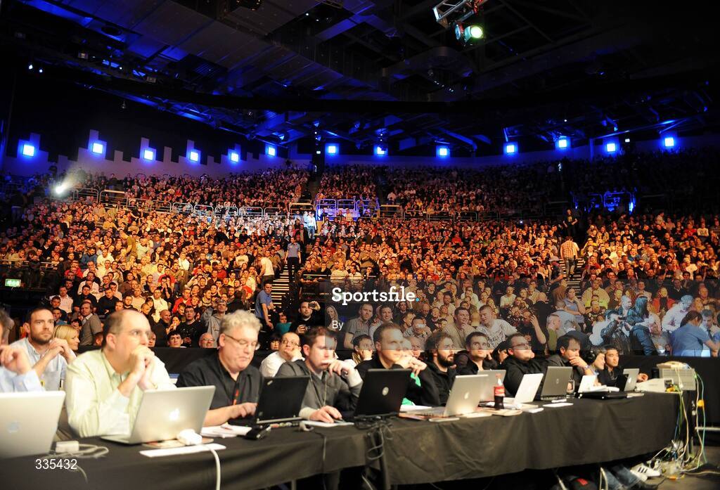 17 January 2009; A general view of The O2 after the bout of Thomas "The Tank" Egan against John Hathaway. UFC 93, Ultimate Fighting Championship, The O2, Dublin. Picture credit: Diarmuid Greene / SPORTSFILE