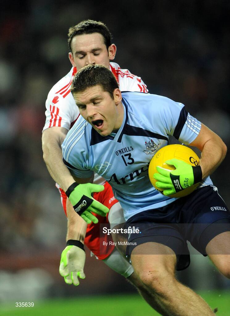 31 January 2009; Conal Keaney, Dublin, in action against Martin Swift, Tyrone. Allianz National Football League, Division 1, Round 1, Dublin v Tyrone, Croke Park, Dublin. Picture credit: Ray McManus / SPORTSFILE