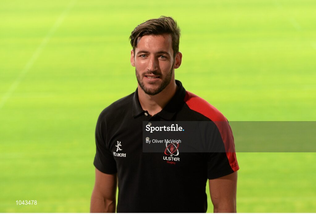 19 August 2015; Ulster's Sam Windsor after a press conference. Kingspan Stadium, Ravenhill Park, Belfast, Co. Antrim. Picture credit: Oliver McVeigh / SPORTSFILE