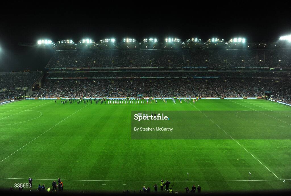 31 January 2009; A general view of Croke Park before the game which marks the start of the 125th Anniversary Celebrations of the founding of the GAA in 1884. Dublin v Tyrone, Allianz GAA National Football League, Division 1, Round 1. Croke Park, Dublin. Picture credit: Stephen McCarthy / SPORTSFILE