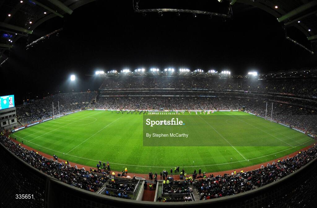31 January 2009; A general view of Croke Park before the game which marks the start of the 125th Anniversary Celebrations of the founding of the GAA in 1884. Dublin v Tyrone, Allianz GAA National Football League, Division 1, Round 1. Croke Park, Dublin. Picture credit: Stephen McCarthy / SPORTSFILE