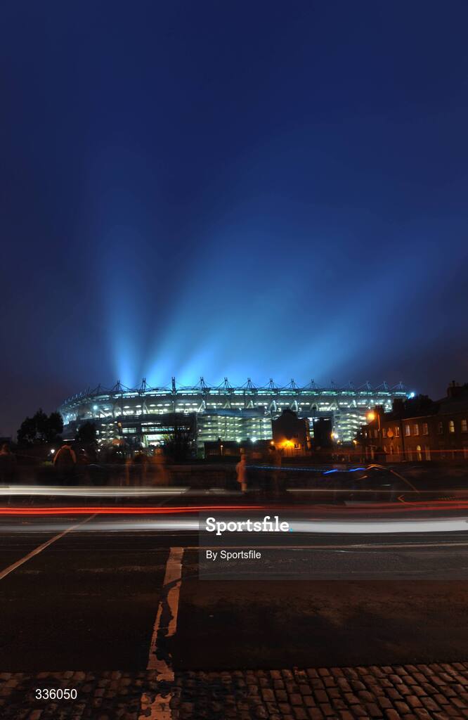 31 January 2009; A general view of the fireworks over Croke Park during activities which mark the start of the 125th Anniversary Celebrations of the founding of the GAA in 1884. Dublin v Tyrone, Allianz GAA National Football League, Division 1, Round 1, Croke Park, Dublin. Photo by Sportsfile