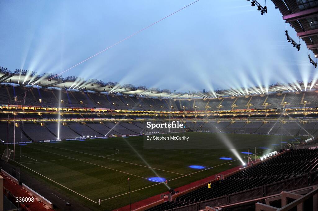 31 January 2009; A general view of Croke Park ahead of activities which mark the start of the 125th Anniversary Celebrations of the founding of the GAA in 1884. Dublin v Tyrone, Allianz GAA National Football League, Division 1, Round 1. Croke Park, Dublin. Picture credit: Stephen McCarthy / SPORTSFILE