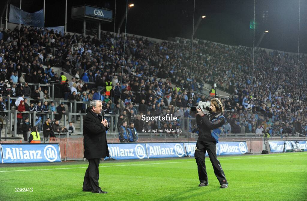 31 January 2009; GAA President Nickey Brennan during half-time. Allianz National Football League, Division 1, Round 1, Dublin v Tyrone. Croke Park, Dublin. Picture credit: Stephen McCarthy / SPORTSFILE