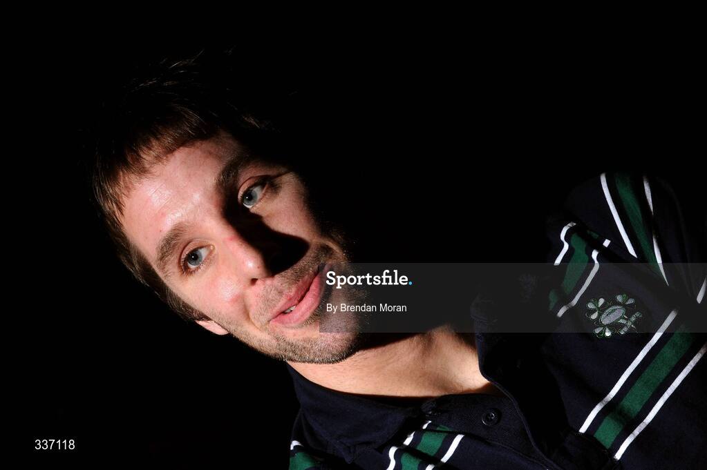 11 February 2009; Ireland's Tomas O'Leary speaking during a press conference ahead of their RBS Six Nations Championship game against Italy on Sunday. Fitzpatrick's Castle Hotel, Killiney, Co. Dublin. Picture credit: Brendan Moran / SPORTSFILE