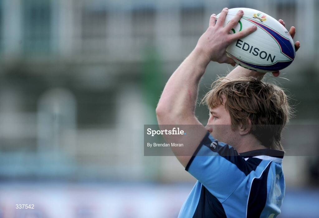 14 February 2009; Hooker Jerry Flannery in action during the Ireland Rugby Captain's Run ahead of their RBS Six Nations Championship game against Italy on Sunday. Stadio Flaminio, Rome, Italy. Picture credit: Brendan Moran / SPORTSFILE
