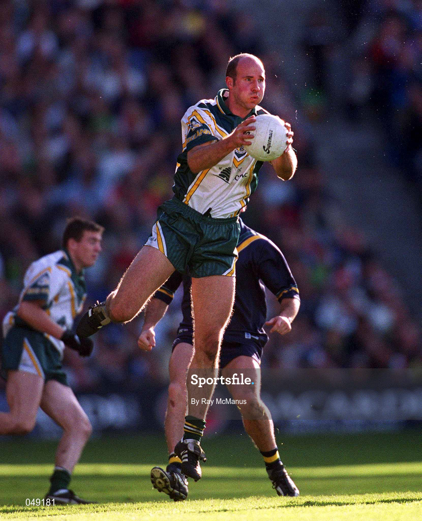 15 October 2000; Brian Stynes of Ireland during the International Rules Series Second Test match between Ireland and Australia at Croke Park in Dublin. Photo by Ray McManus/Sportsfile