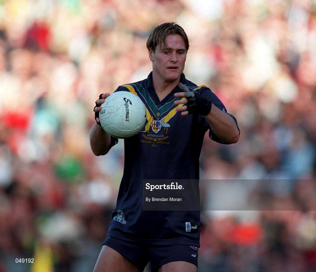 15 October 2000; Trent Croad of Australia during the International Rules Series Second Test match between Ireland and Australia at Croke Park in Dublin. Photo by Brendan Moran/Sportsfile