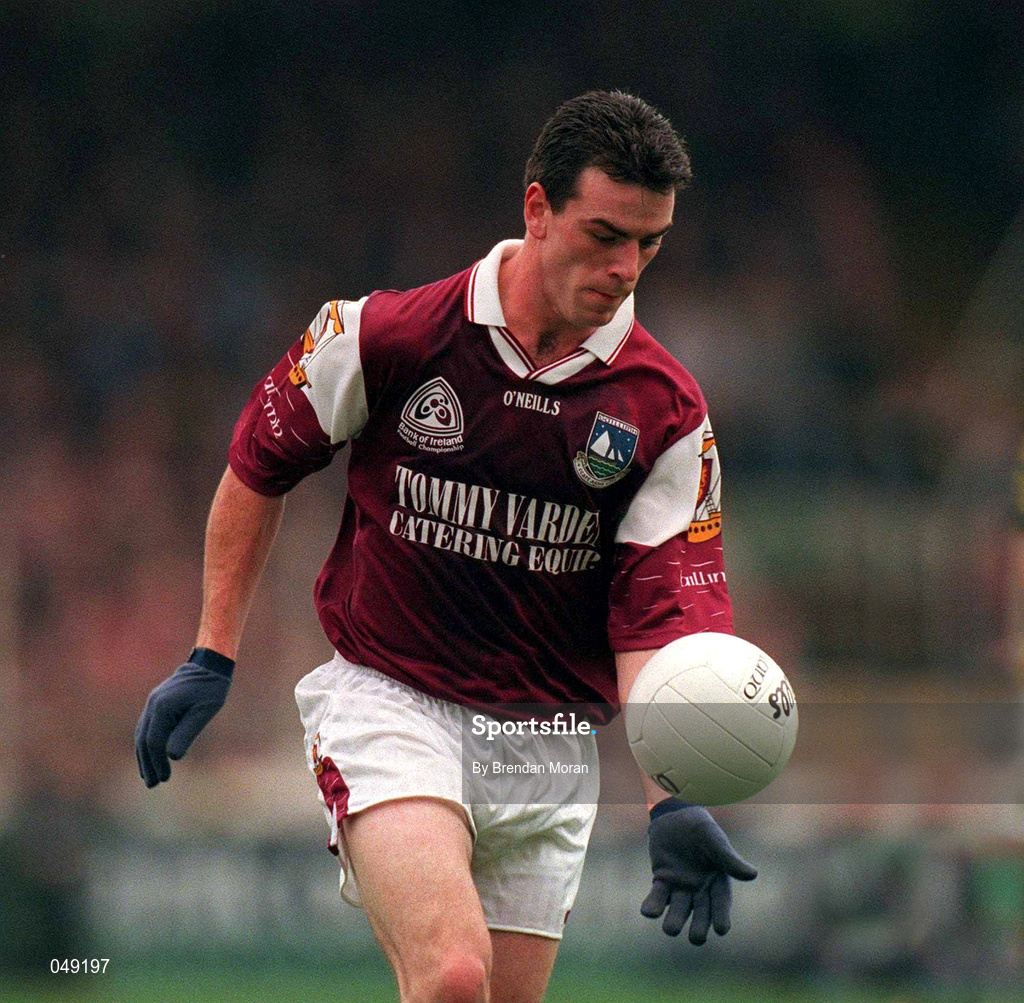 7 October 2000; Padraic Joyce of Galway during the Bank of Ireland All-Ireland Senior Football Championship Final Replay match between Kerry and Galway at Croke Park in Dublin. Photo by Brendan Moran/Sportsfile