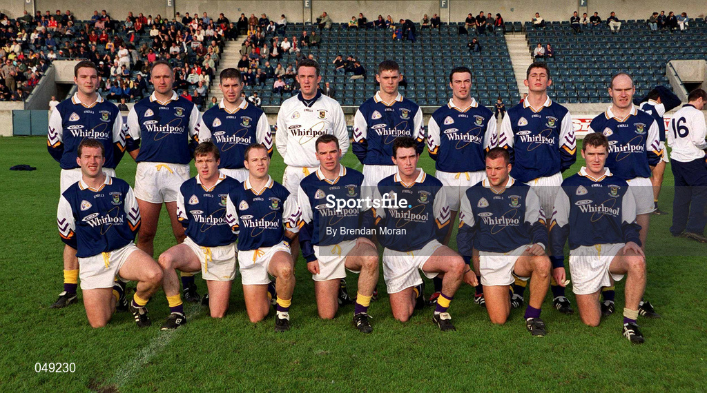 14 October 2000; The Kilmacud Crokes team prior to the Evening Herald Dublin Senior Football Championship Final match between Na Fianna and Kilmacud Crokes at Parnell Park in Dublin. Photo by Brendan Moran/Sportsfile