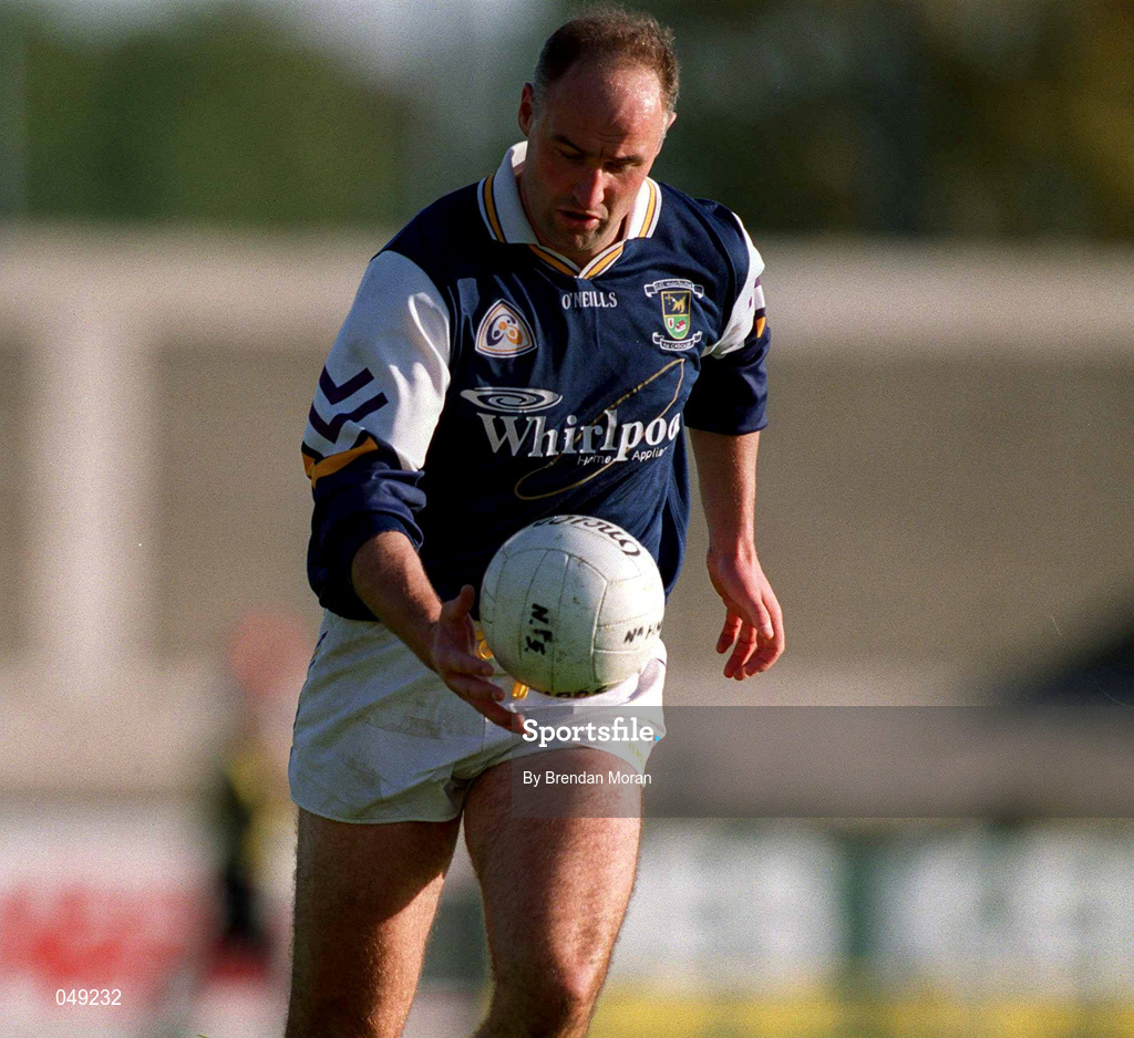 14 October 2000; Conor Deegan of Kilmacud Crokes during the Evening Herald Dublin Senior Football Championship Final match between Na Fianna and Kilmacud Crokes at Parnell Park in Dublin. Photo by Brendan Moran/Sportsfile