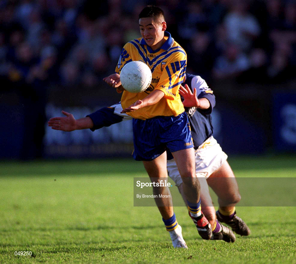 14 October 2000; Jason Sherlock of Na Fianna during the Evening Herald Dublin Senior Football Championship Final match between Na Fianna and Kilmacud Crokes at Parnell Park in Dublin. Photo by Brendan Moran/Sportsfile