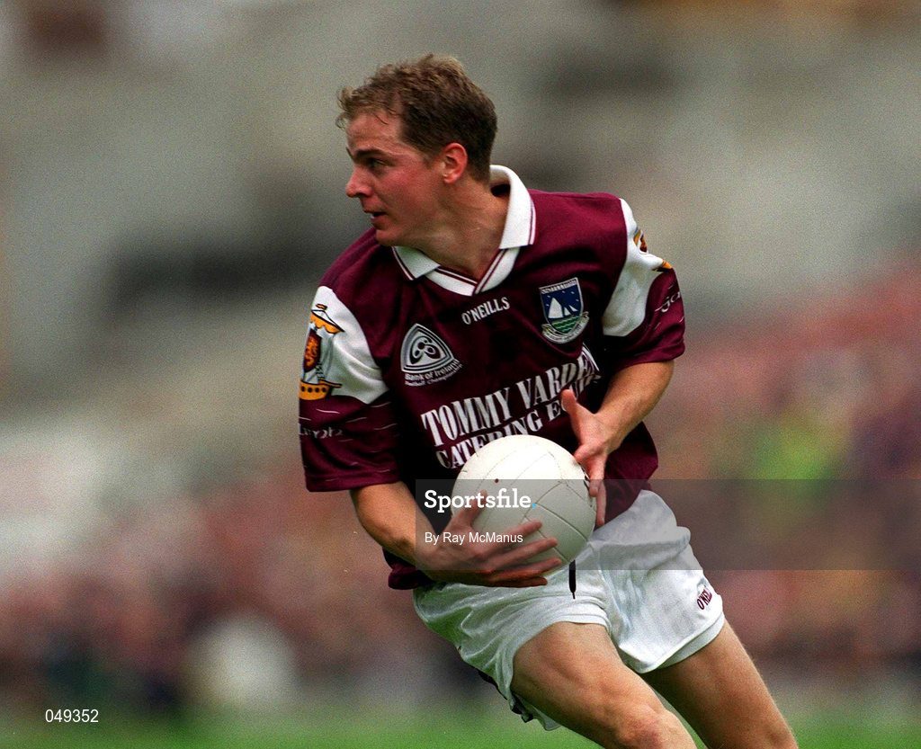 7 October 2000; Michael Donnellan of Galway during the Bank of Ireland All-Ireland Senior Football Championship Final Replay match between Kerry and Galway at Croke Park in Dublin. Photo by Ray McManus/Sportsfile