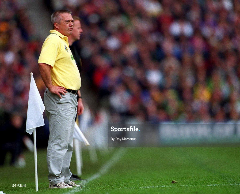 7 October 2000; Kerry manager Páidí Ó Sé during the Bank of Ireland All-Ireland Senior Football Championship Final Replay match between Kerry and Galway at Croke Park in Dublin. Photo by Ray McManus/Sportsfile