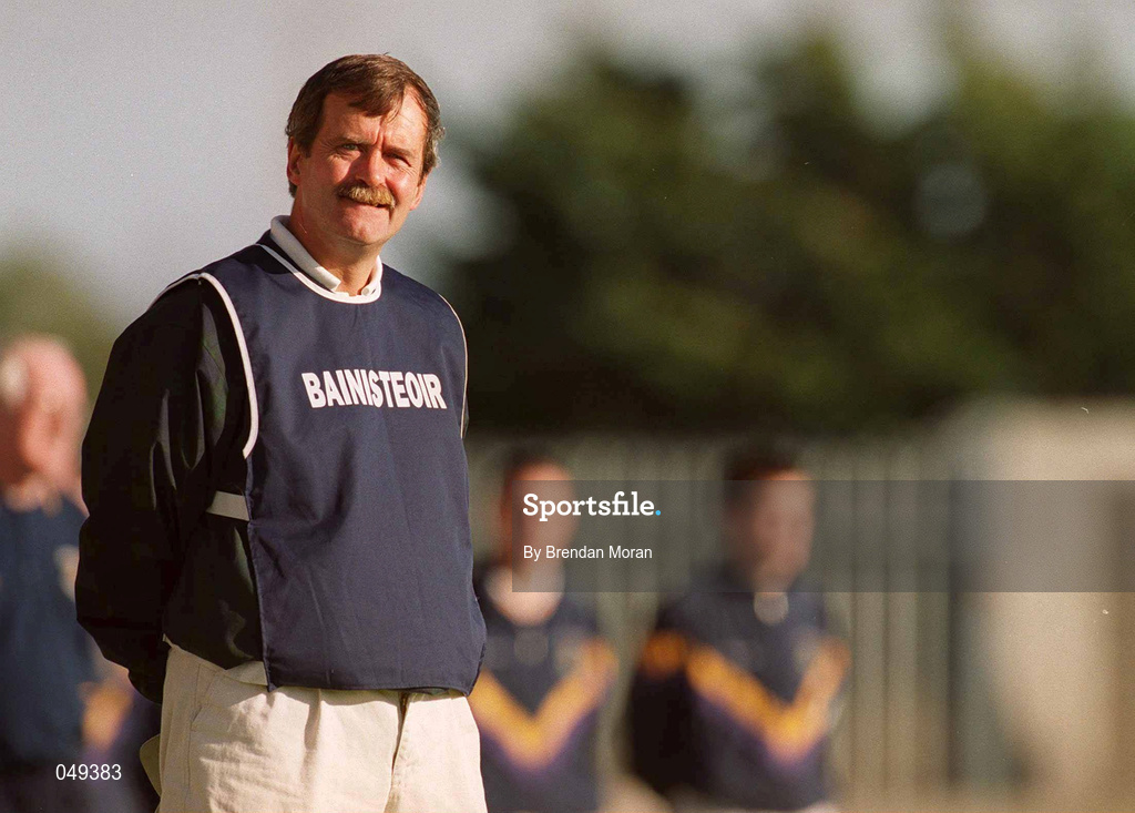 14 October 2000; Kilmacud Crokes manager Pat Duggan during the Evening Herald Dublin Senior Football Championship Final match between Na Fianna and Kilmacud Crokes at Parnell Park in Dublin. Photo by Brendan Moran/Sportsfile
