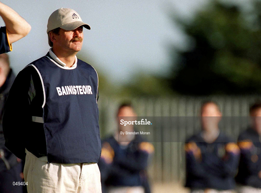 14 October 2000; Kilmacud Crokes manager Pat Duggan during the Evening Herald Dublin Senior Football Championship Final match between Na Fianna and Kilmacud Crokes at Parnell Park in Dublin. Photo by Brendan Moran/Sportsfile