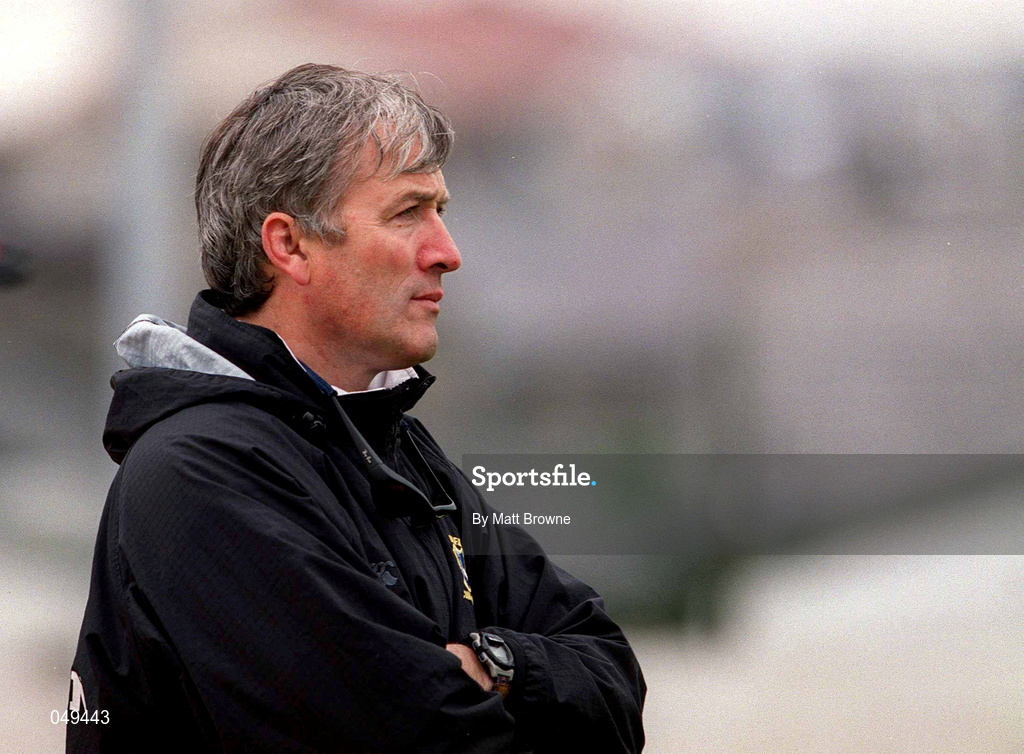 30 September 2000; Connacht U21 coach Bart Fanning during the Guinness Interprovincial Rugby Championship match between Connacht and Leinster at the Sportsground in Galway. Photo by Matt Browne/Sportsfile