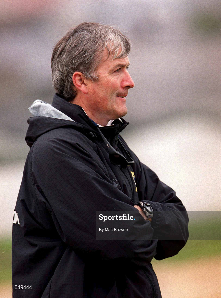 30 September 2000; Connacht U21 coach Bart Fanning during the Guinness Interprovincial Rugby Championship match between Connacht and Leinster at the Sportsground in Galway. Photo by Matt Browne/Sportsfile