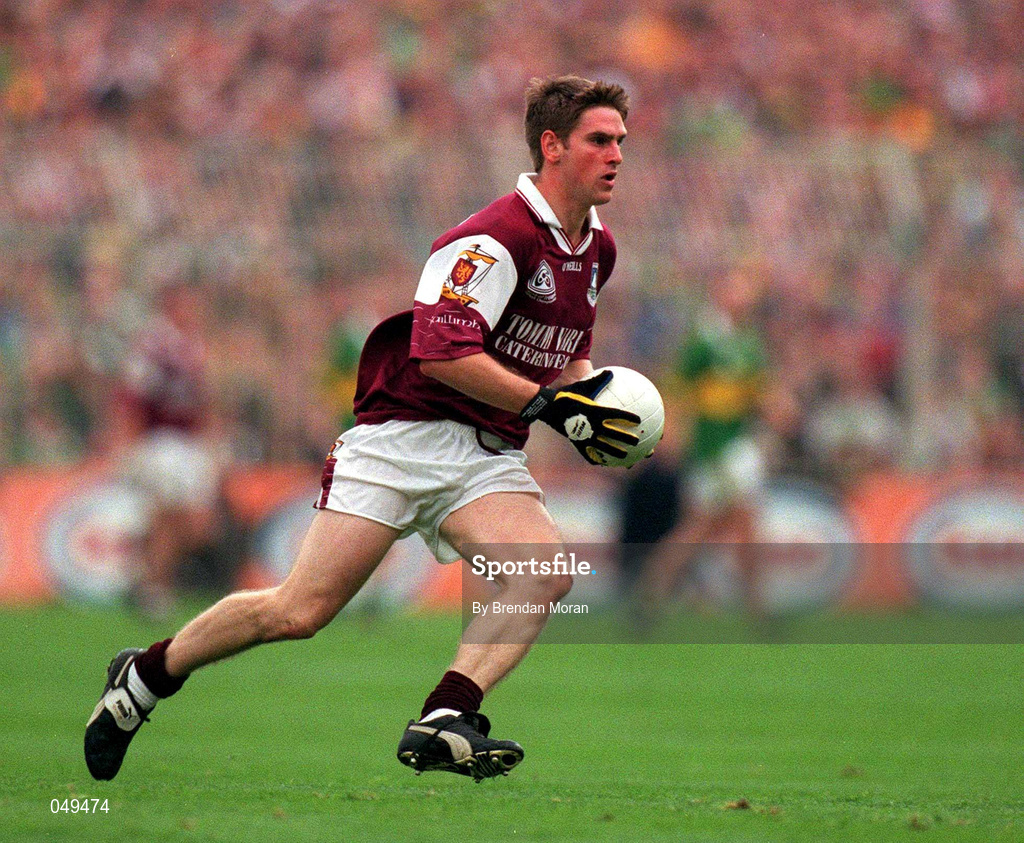 7 October 2000; Paul Clancy of Galway during the Bank of Ireland All-Ireland Senior Football Championship Final Replay match between Kerry and Galway at Croke Park in Dublin. Photo by Brendan Moran/Sportsfile
