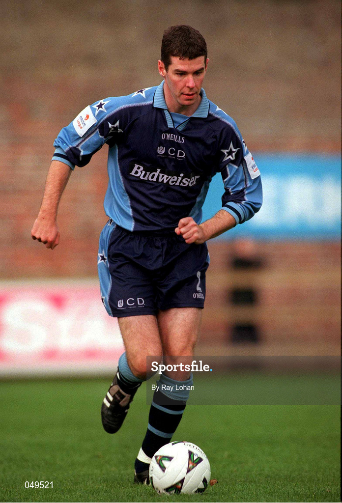 22 October 2000; Eamon McLaughlin of UCD during the Eircom League Premier Division match between UCD and Shamrock Rovers at Belfield Park in Dublin. Photo by Ray Lohan/Sportsfile